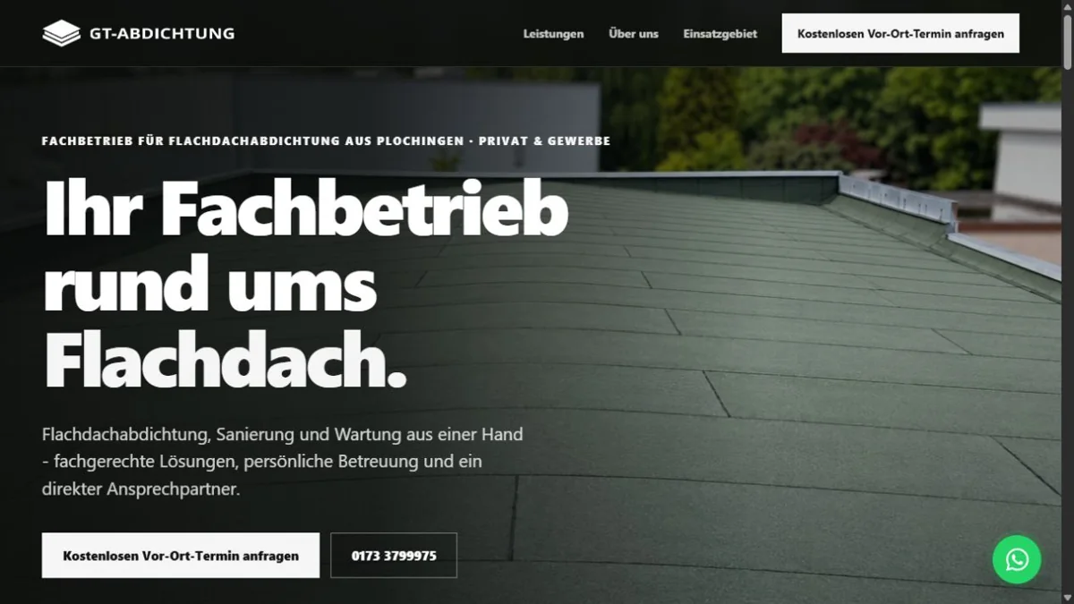 Startseite von GT-ABDICHTUNG