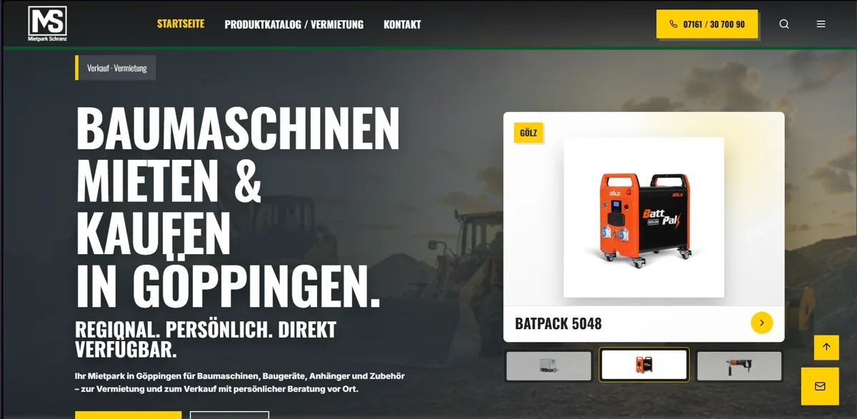 Startseite von Mietpark Schranz